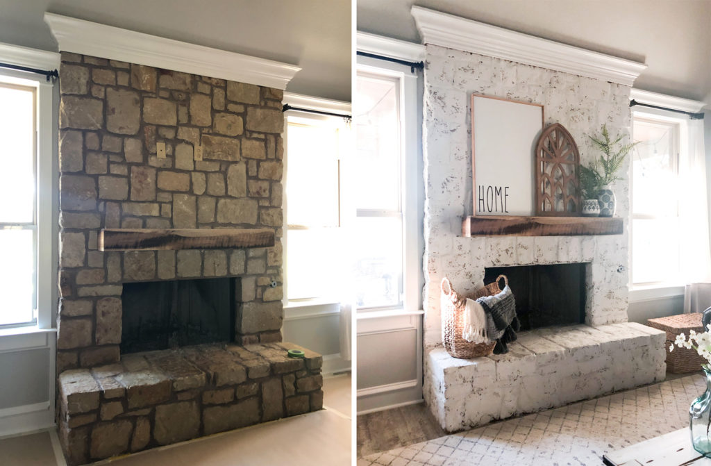 DIY $65 Fireplace Transformation