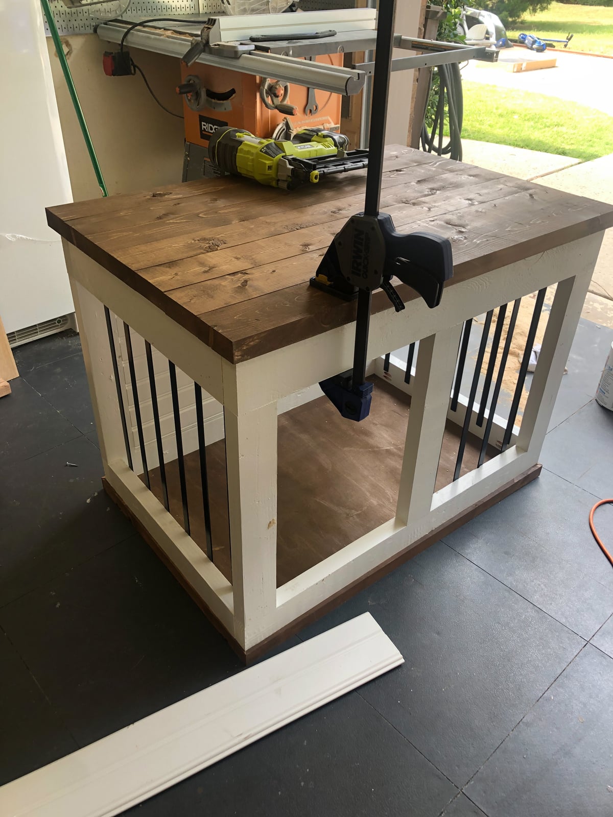 Farmhouse Barn Door Dog Crate - Shanty 2 Chic