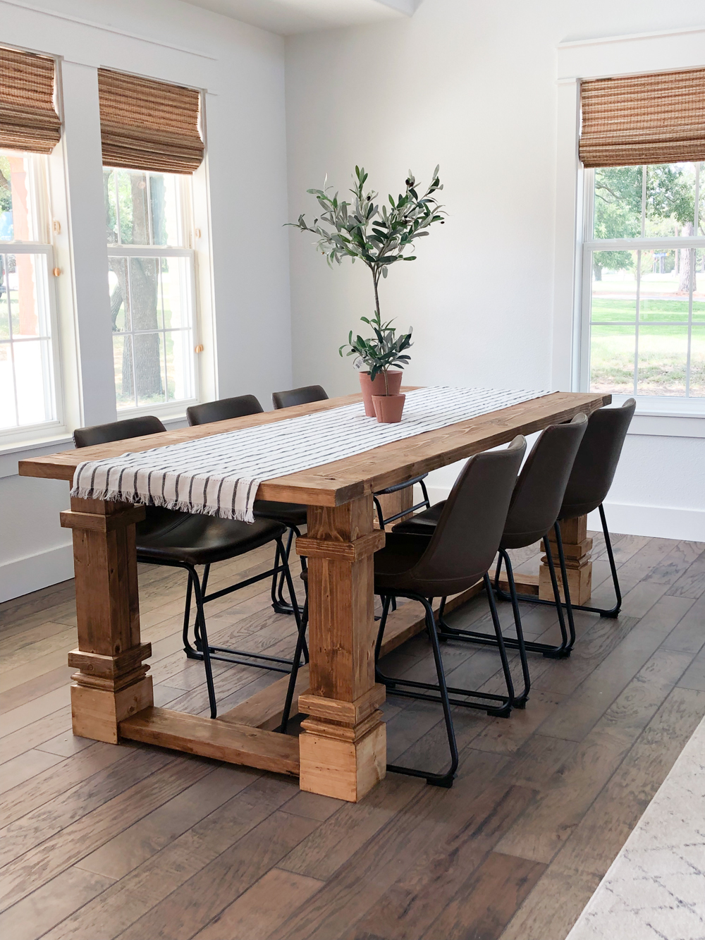 DIY Modern Farmhouse Dining Table for the Flip House ... (1000 x 1333 Pixel)