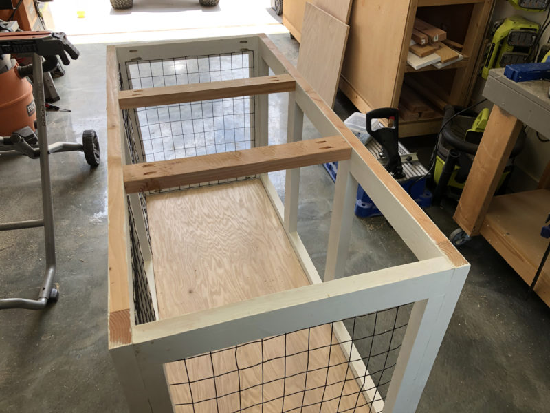 DIY Dog Crate Console - Shanty 2 Chic