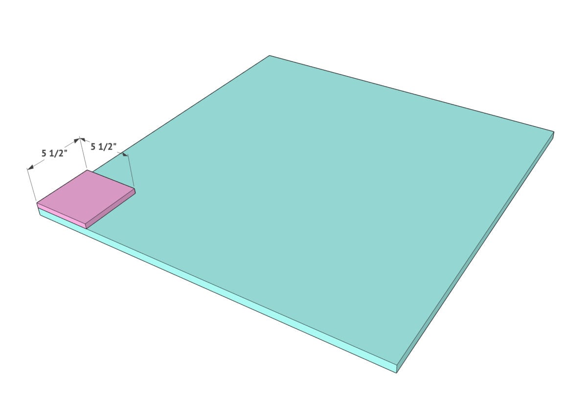 DIY Simple Square Coffee Table - Shanty 2 Chic