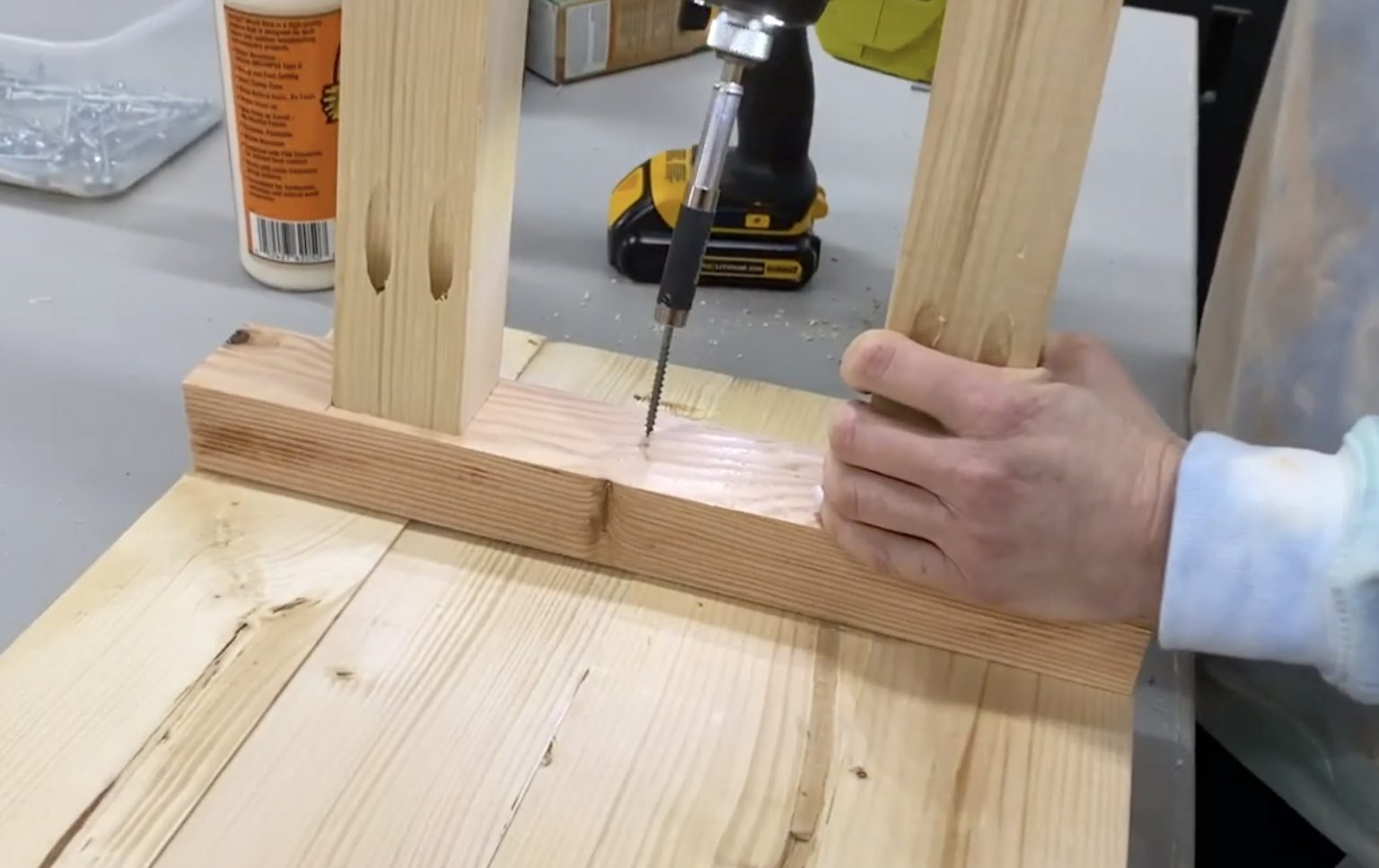 DIY Angled Console Table - Shanty 2 Chic