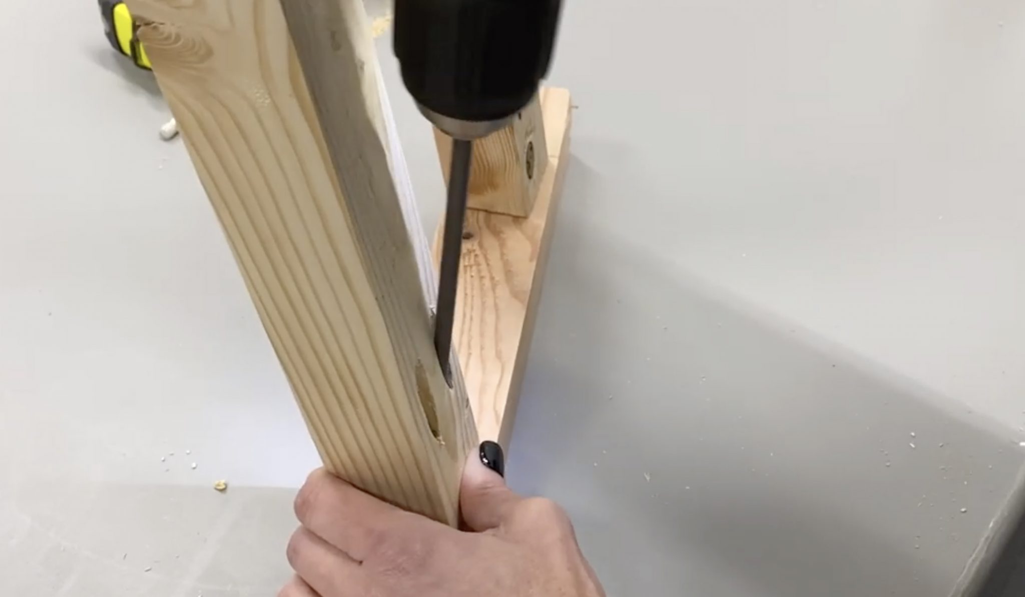 DIY Angled Console Table - Shanty 2 Chic