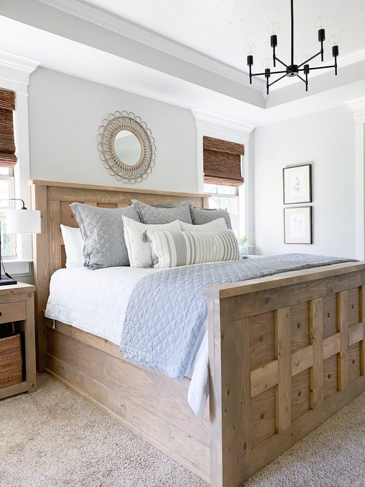 DIY King Panel Bed - Shanty 2 Chic