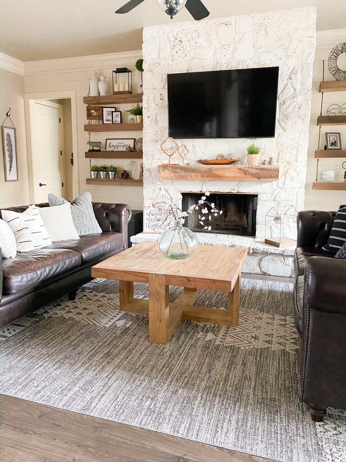 How to Build a DIY Square Coffee Table - Shanty 2 Chic