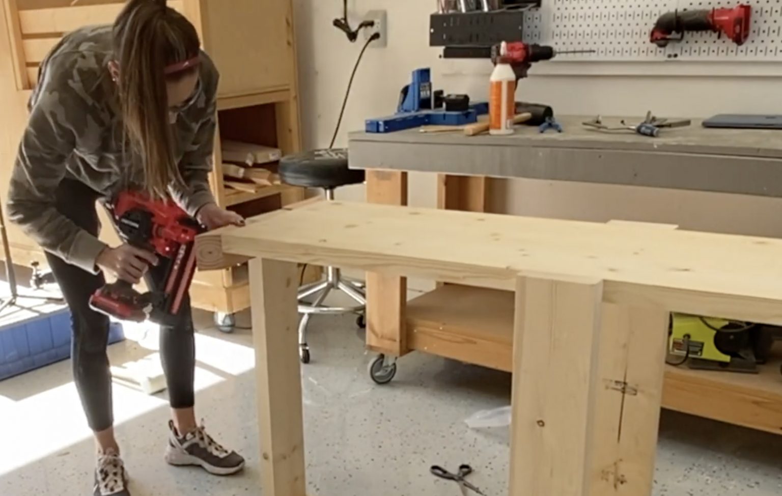DIY Modern Farmhouse Console Table - Shanty 2 Chic