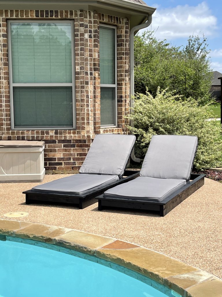 DIY Outdoor Lounge Chair