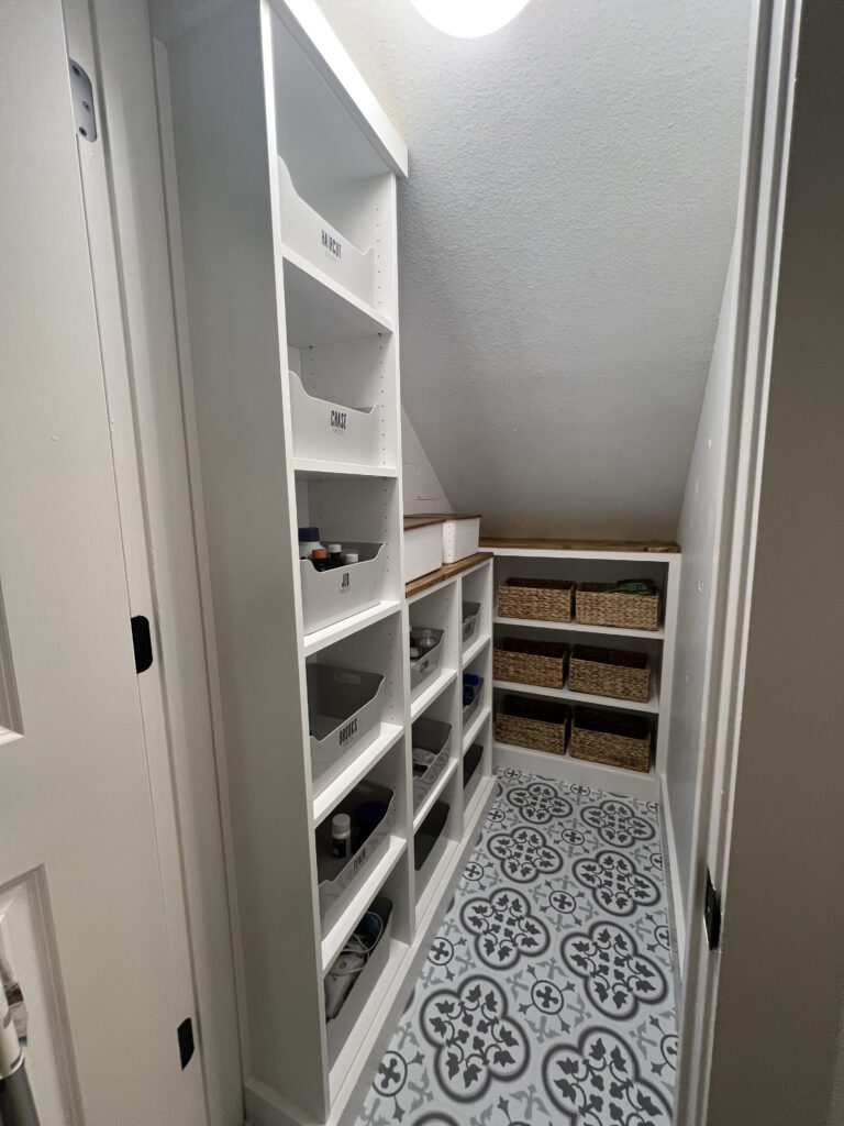 Closet Under the Stairs Makeover