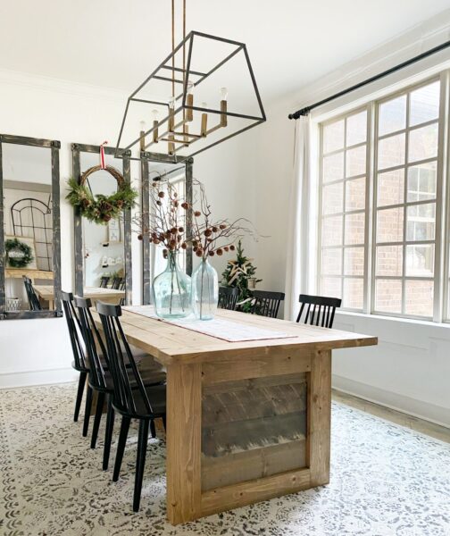 25+ Free DIY Dining Table Plans (Farmhouse, Modern, Round & More ...