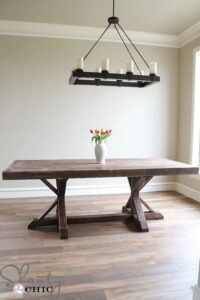 How to Build a Dining Table – 20 FREE Plans for Beginners