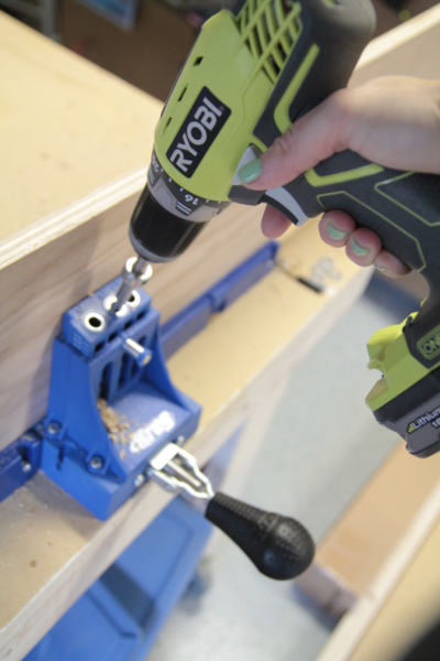 How To Build a Miter Saw Stand - Shanty 2 Chic