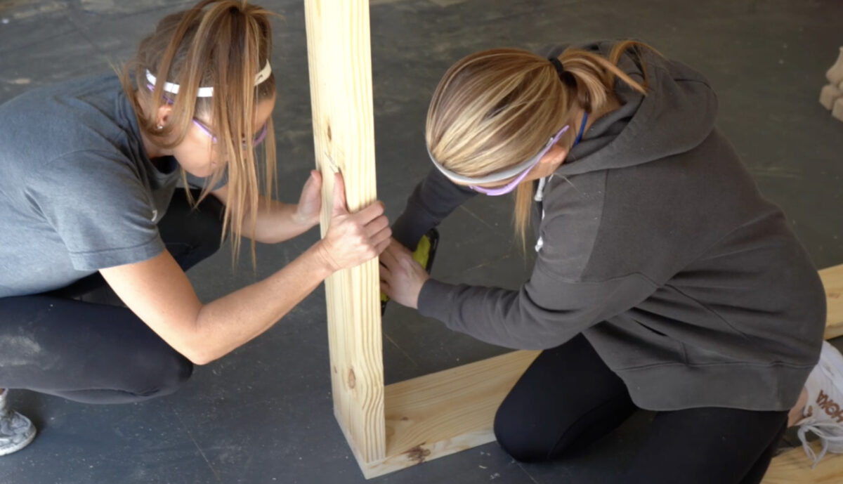 DIY Full Size Bed with Fancy Headboard - Shanty 2 Chic