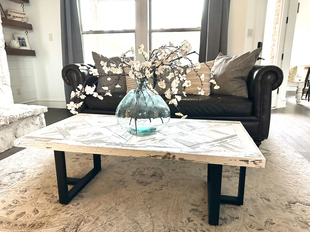How to Build a DIY Square Coffee Table - Shanty 2 Chic