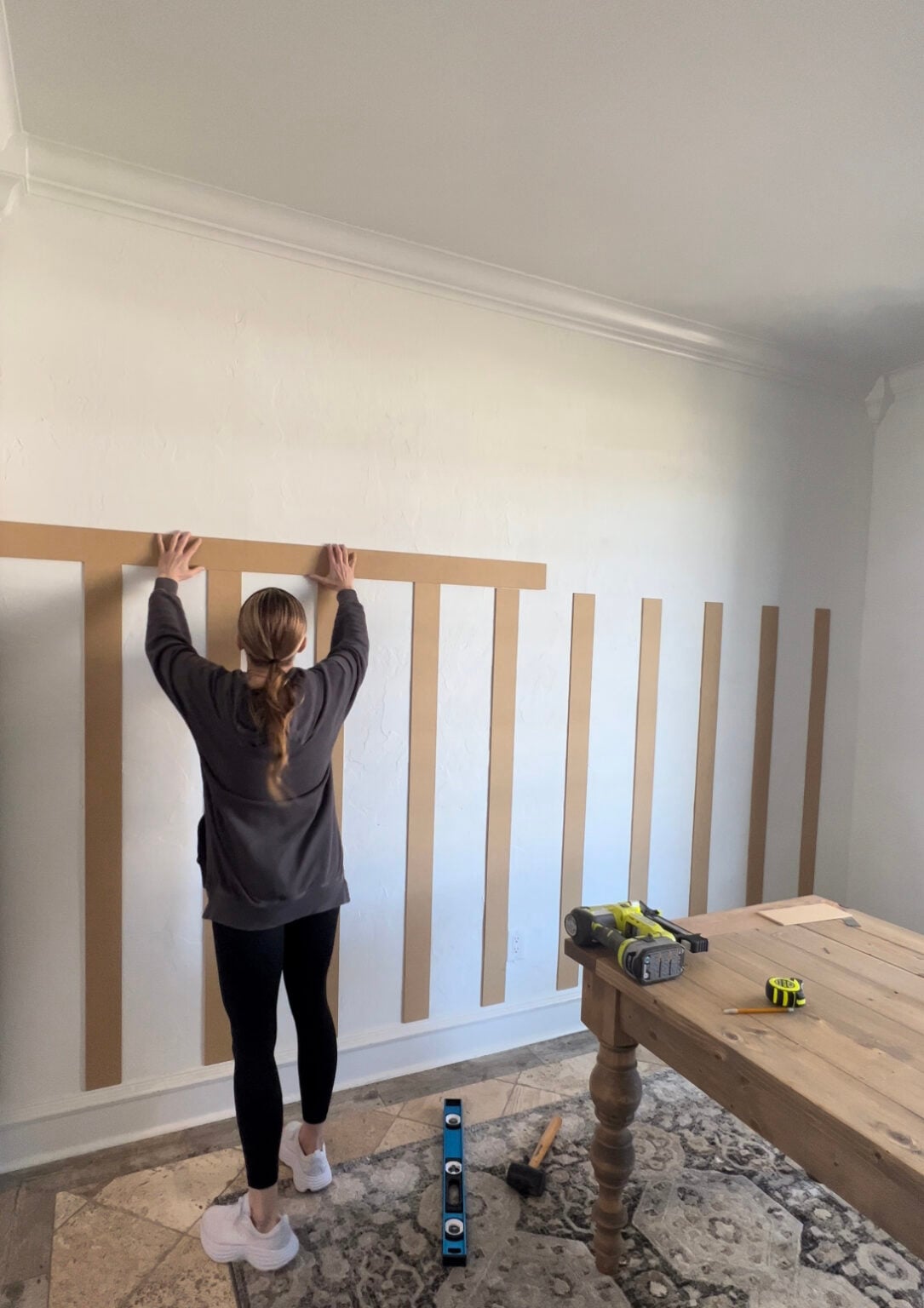 DIY Board and Batten Wall - Shanty 2 Chic