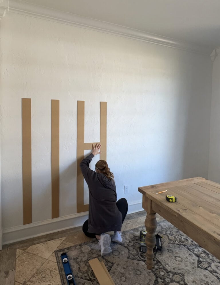DIY Board and Batten Wall Shanty 2 Chic
