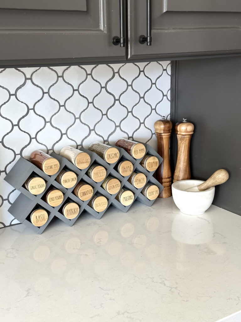 How to Build a DIY Countertop Spice Rack