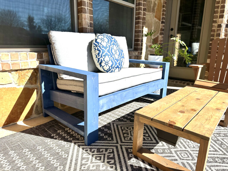 DIY Outdoor Couch for Only $60