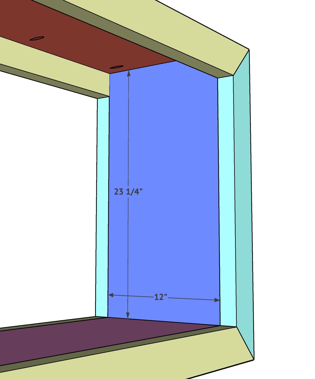 DIY Modern Waterfall Console Table - Shanty 2 Chic
