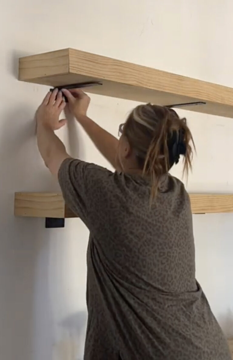 DIY Floating Shelves for the Dining Room Shanty 2 Chic