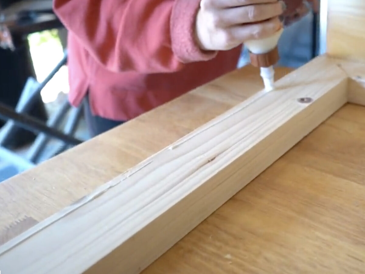 DIY Waterfall Writing Desk - Shanty 2 Chic