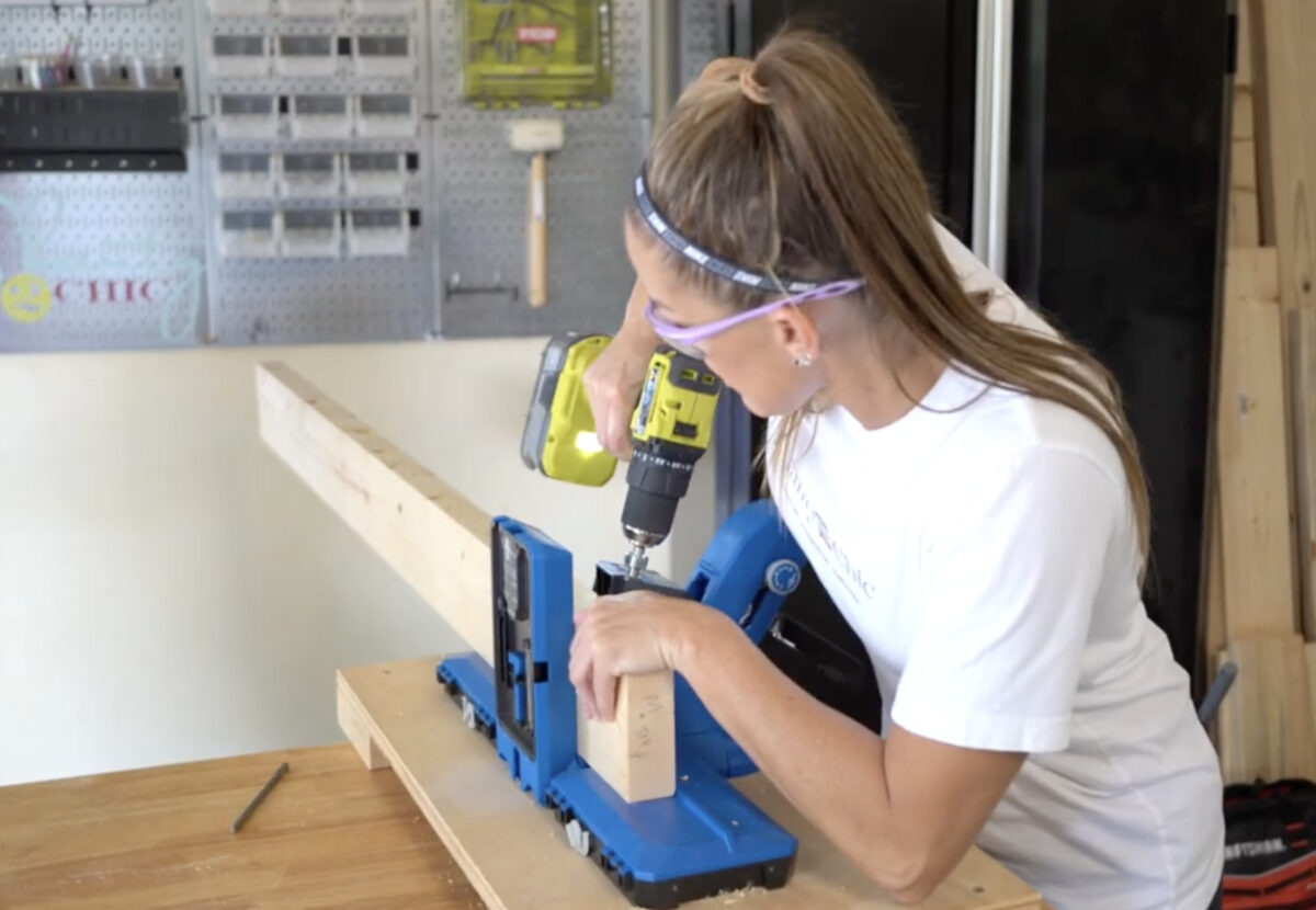 DIY Rustic Modern Console Table - Shanty 2 Chic