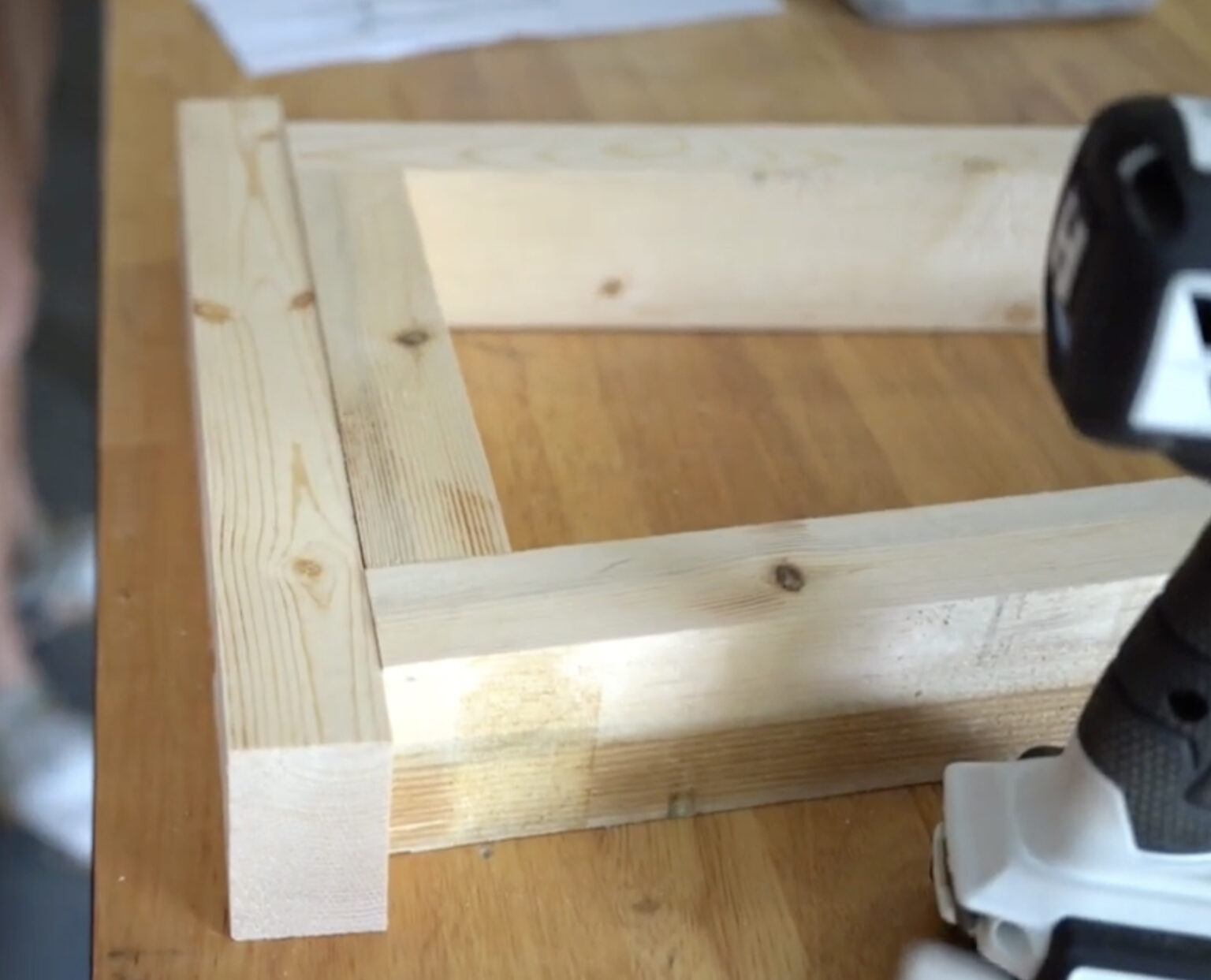 DIY Rustic Modern Console Table - Shanty 2 Chic