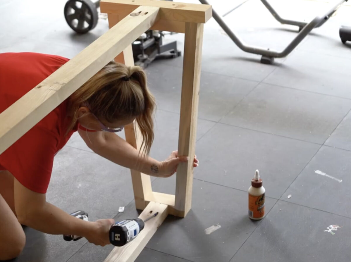 DIY Rustic Modern Console Table - Shanty 2 Chic