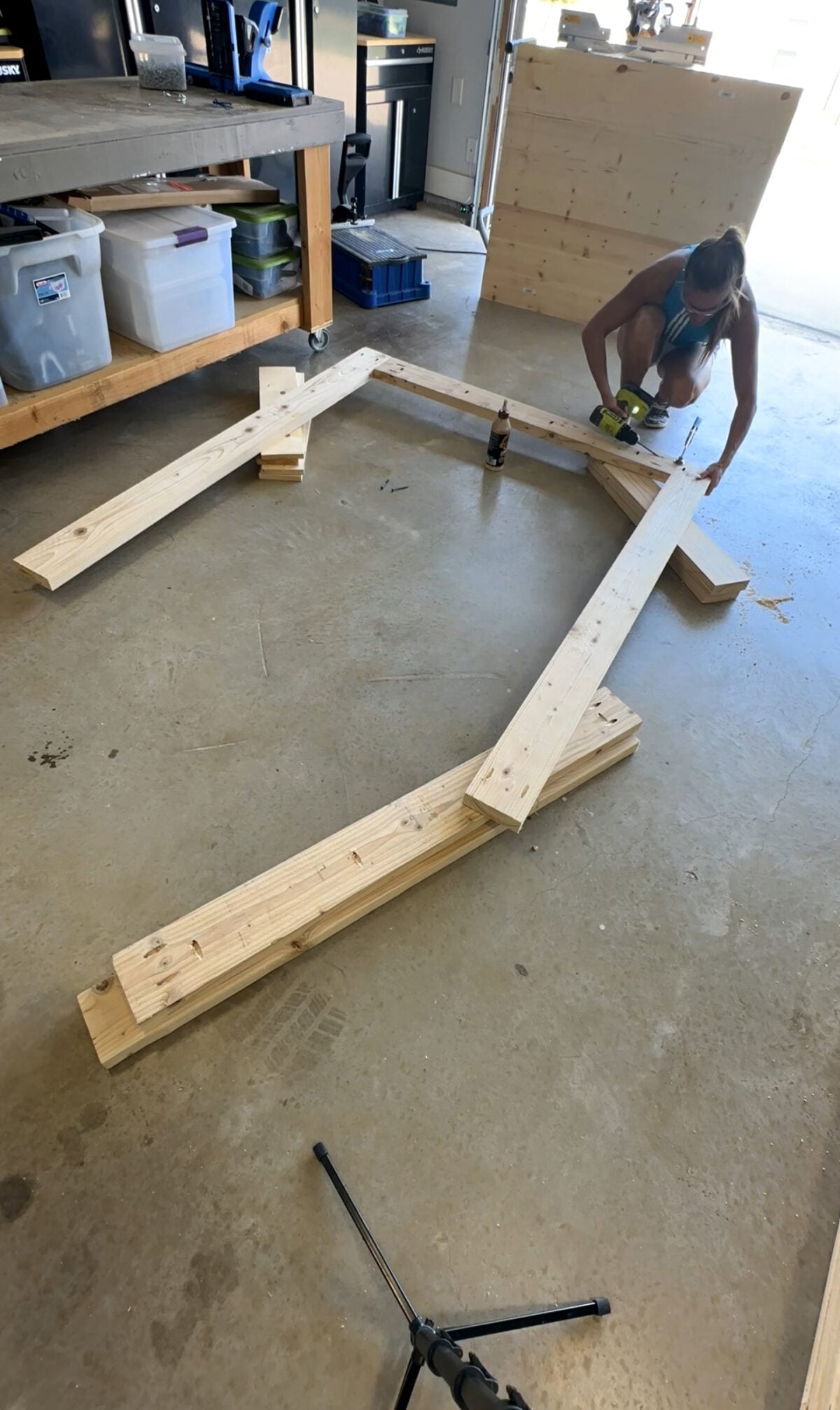 Simple Full Size Bed Frame Plans - Shanty 2 Chic